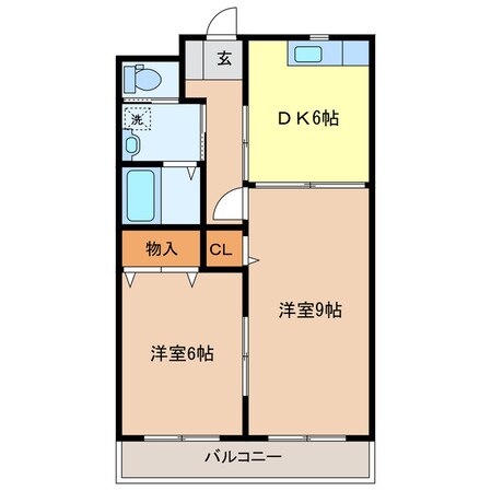 メゾンＱの物件間取画像